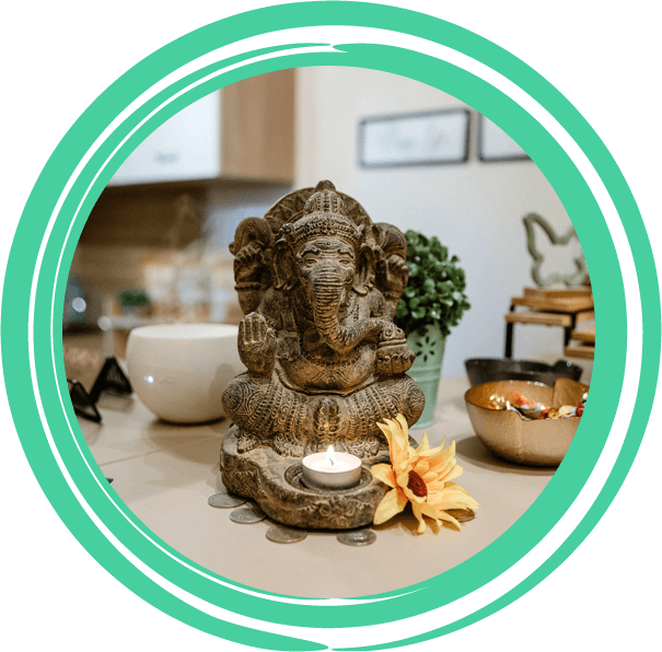 Énidőm Életreform Stúdió recepció szobor